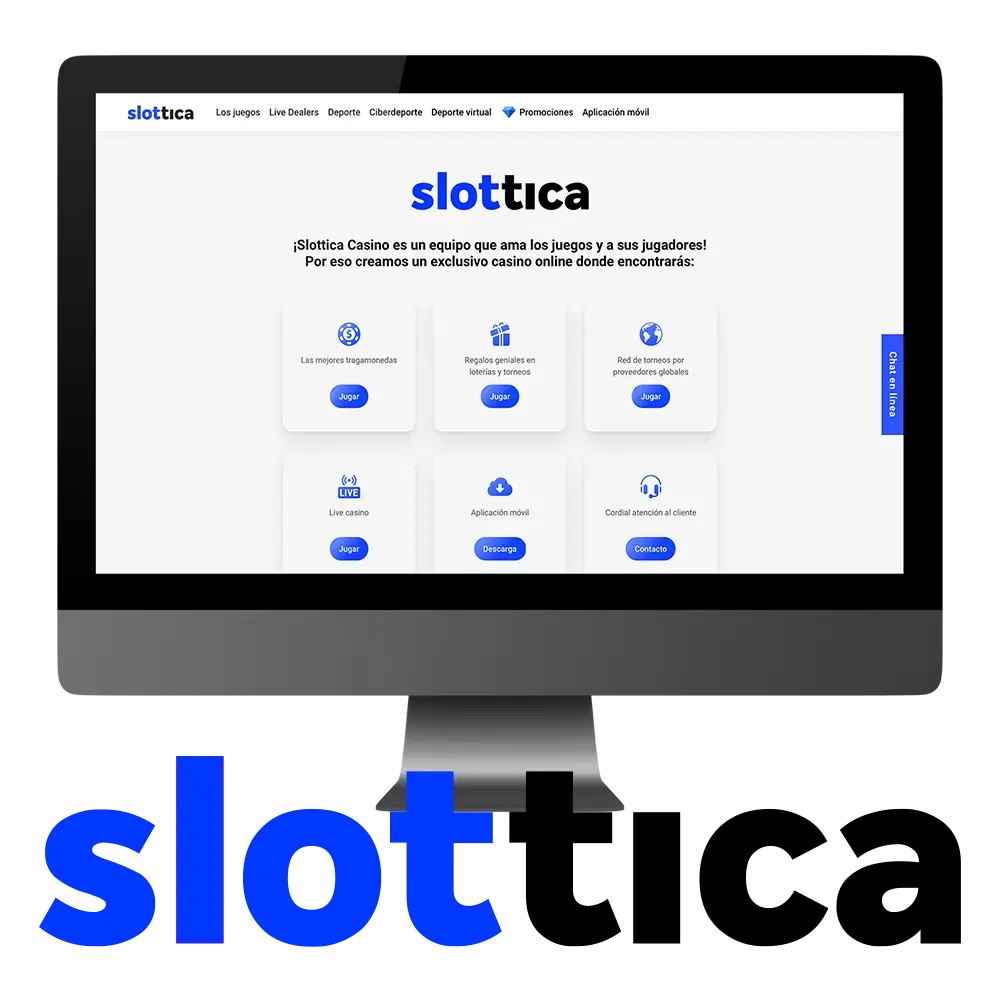 Slottica es una plataforma de juegos en línea que ofrece apuestas deportivas y juegos de casino.