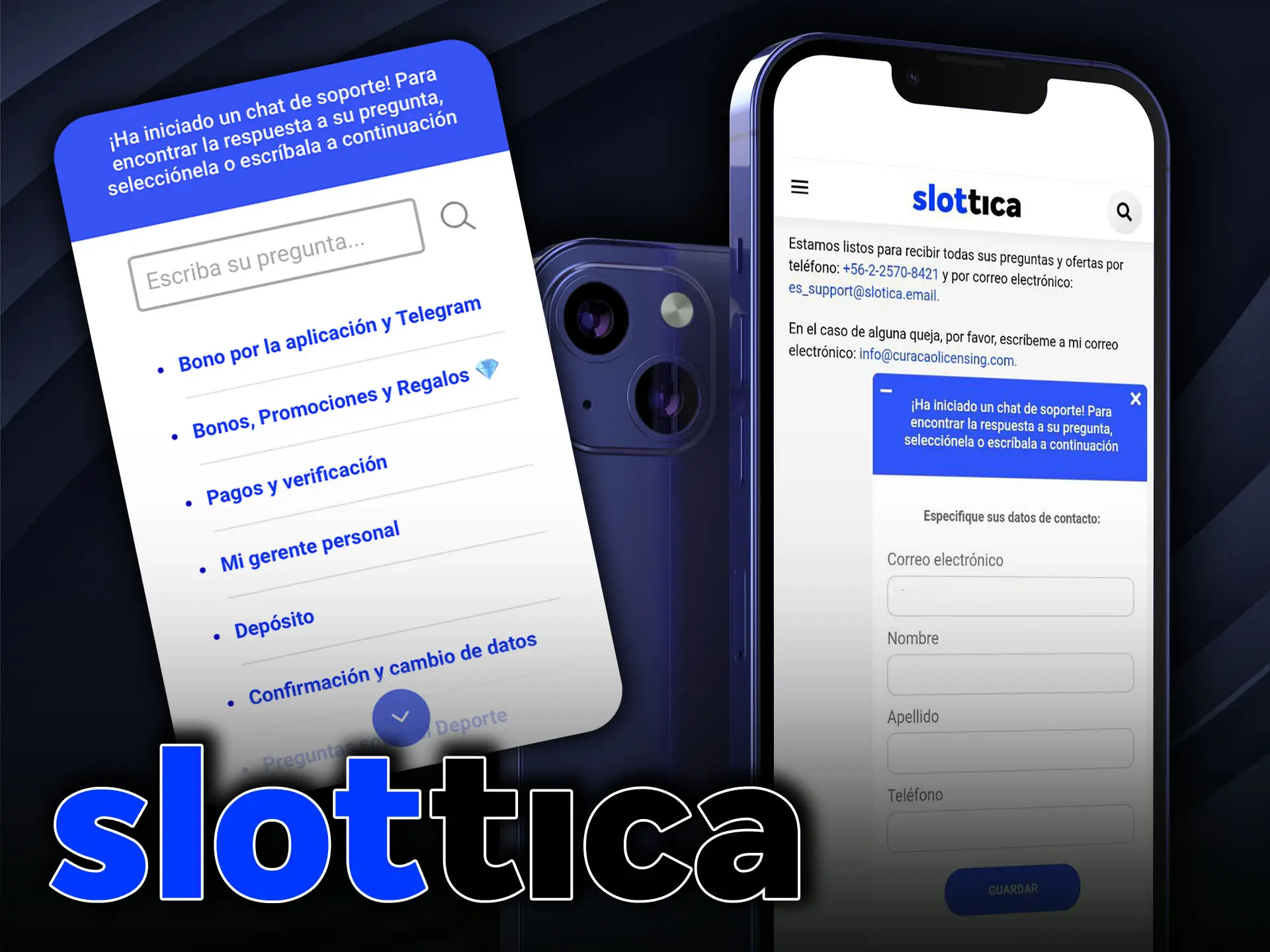 La plataforma Slottica se preocupa por sus jugadores y ofrece un fiable sistema de atención al cliente.