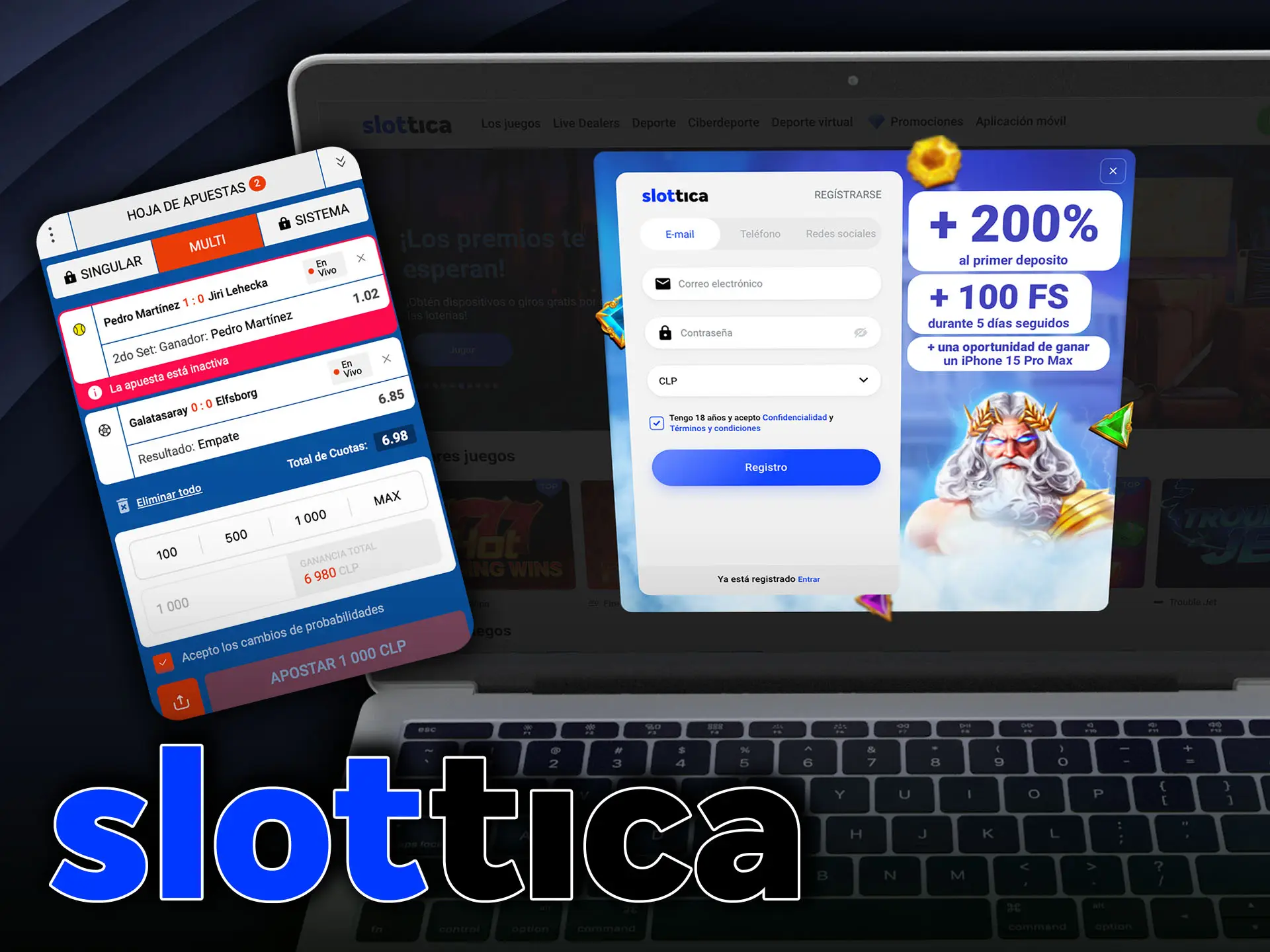 Guía de apuestas deportivas para nuevos clientes de Slottica.