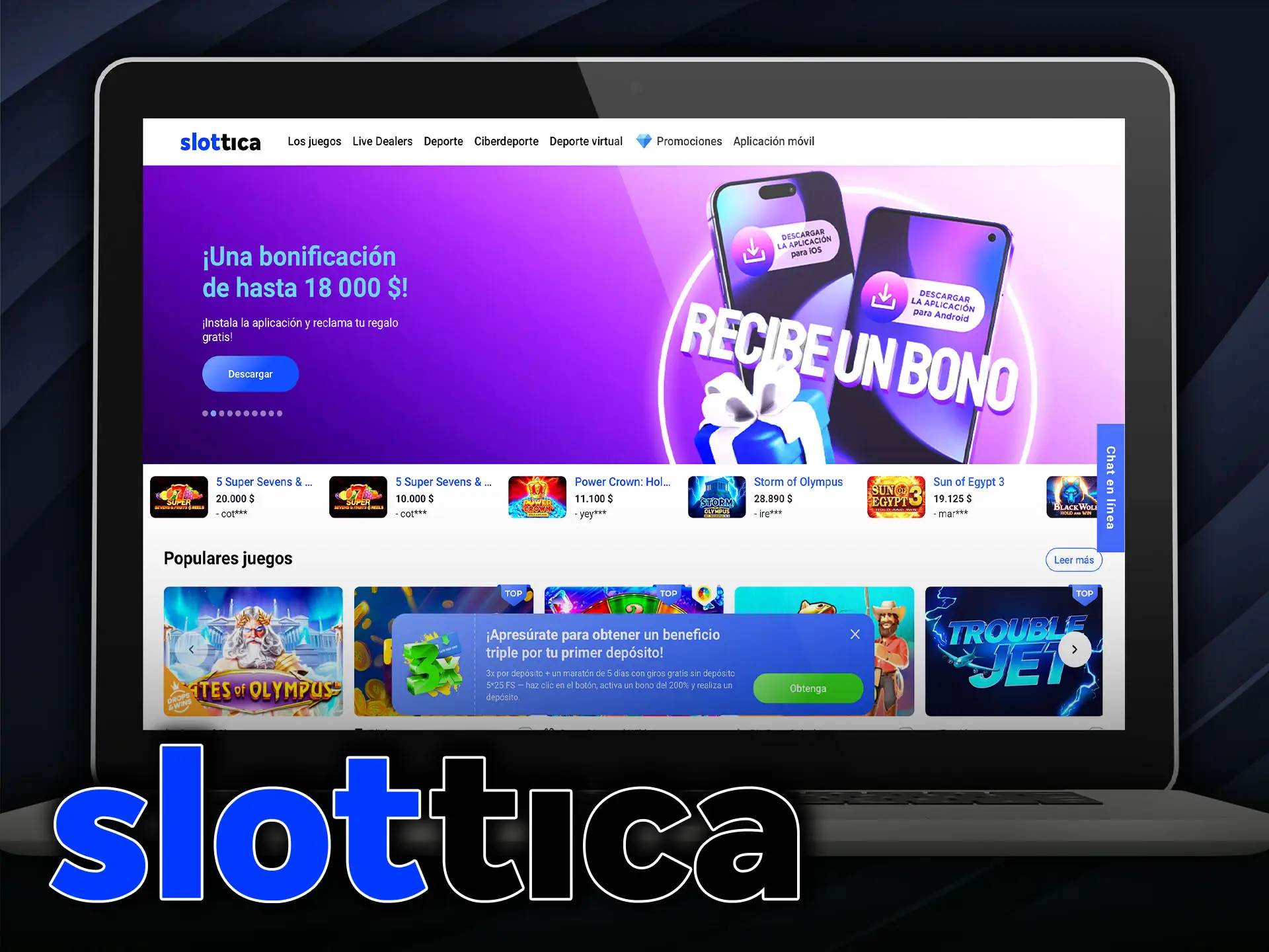 Slottica es una plataforma de apuestas segura y cuenta con licencia oficial.