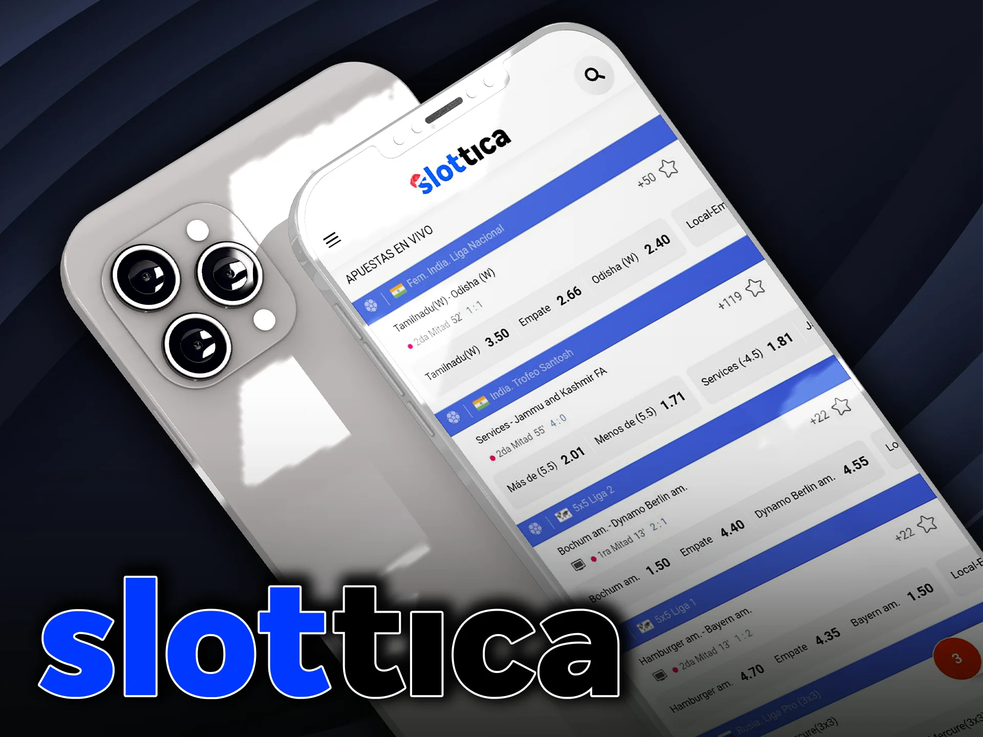 La aplicación móvil Slottica para iOS facilita las apuestas de bádminton.