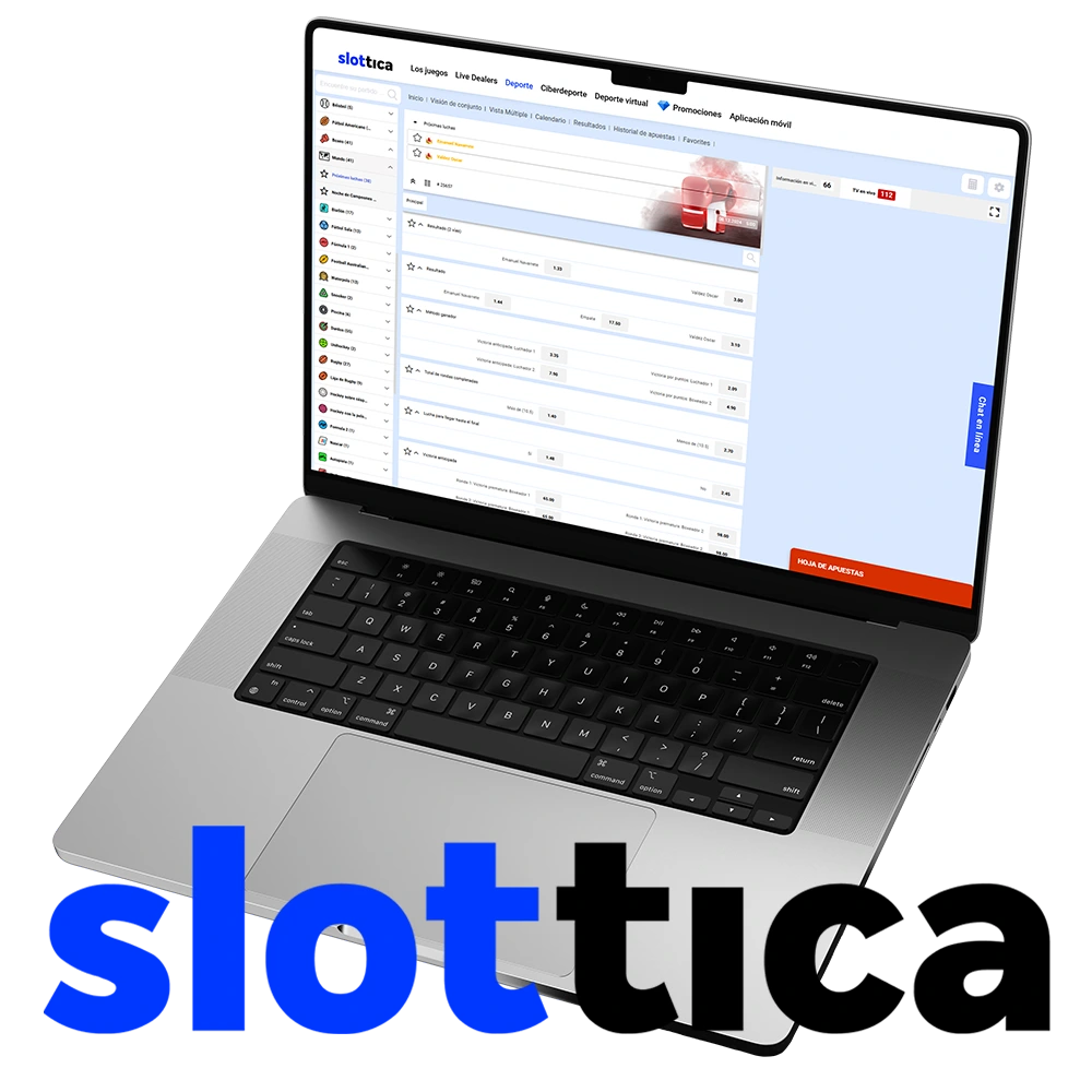 Abre la web de Slottica y apuesta por tu boxeador favorito.