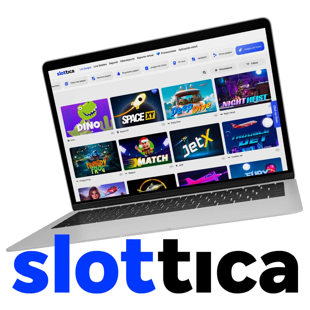 Slottica te ofrece una inmersión en el mundo de los juegos de choque.