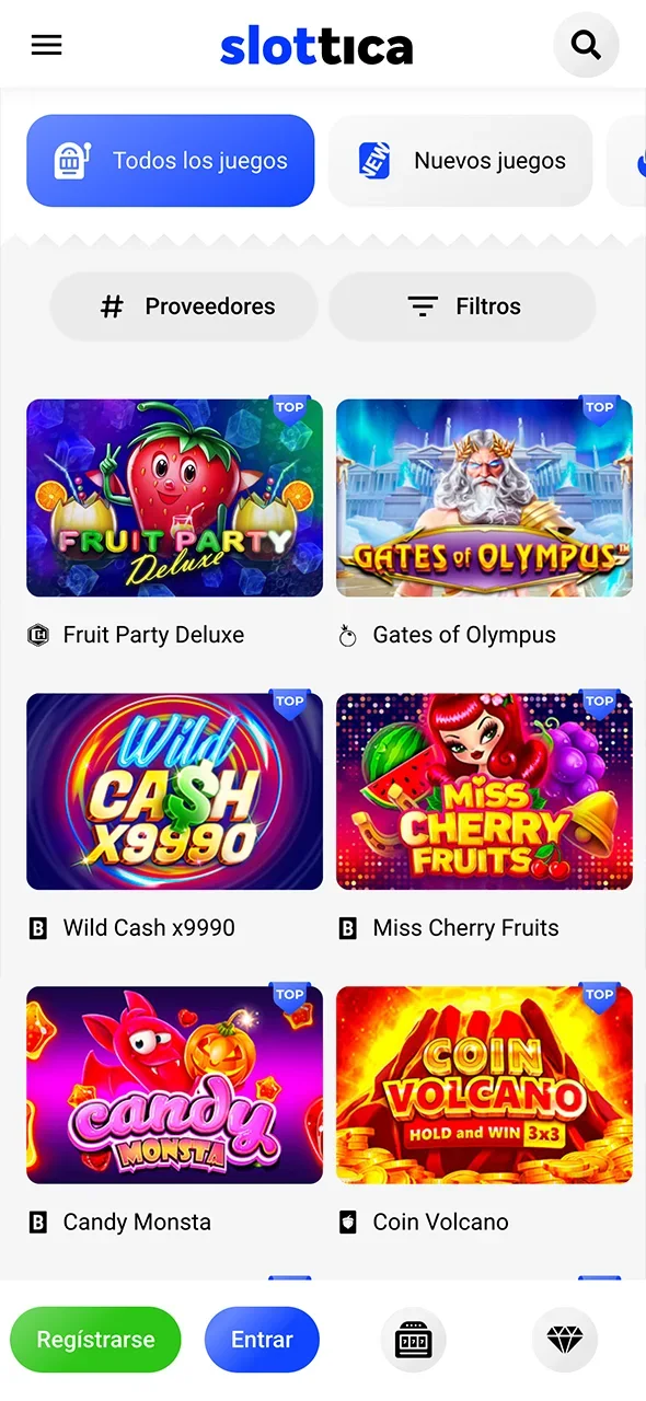 Juega en el casino móvil de Slottica y vive la emoción donde quieras.