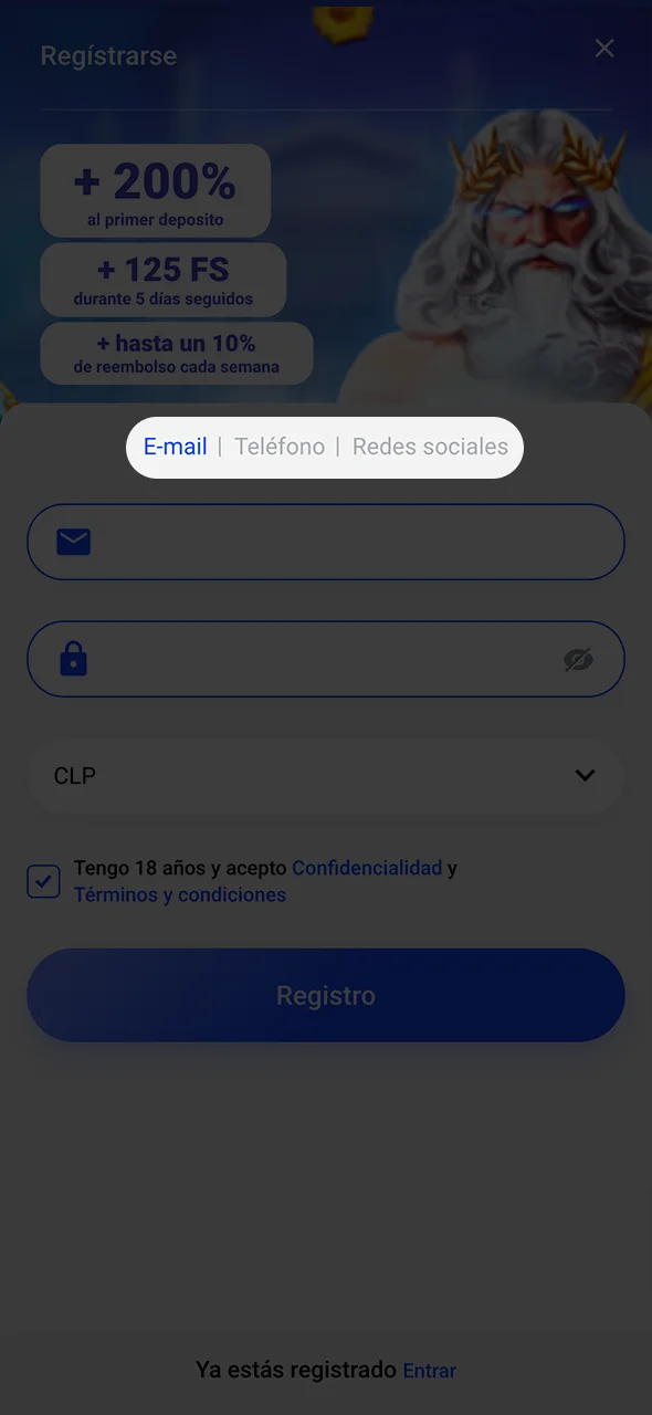 Elige tu método de registro en el casino Slottica y accede al instante.