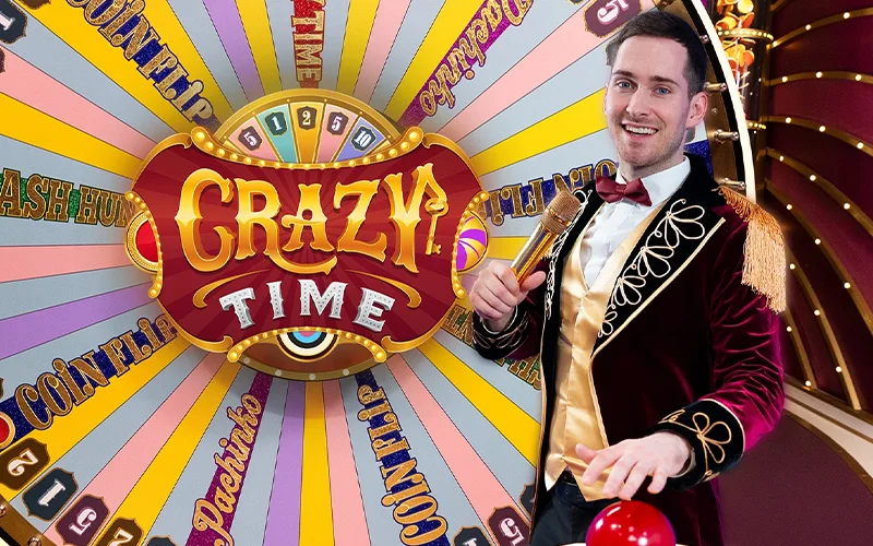 Juega Crazy Time en el casino en vivo de Slottica y gana en cada giro.