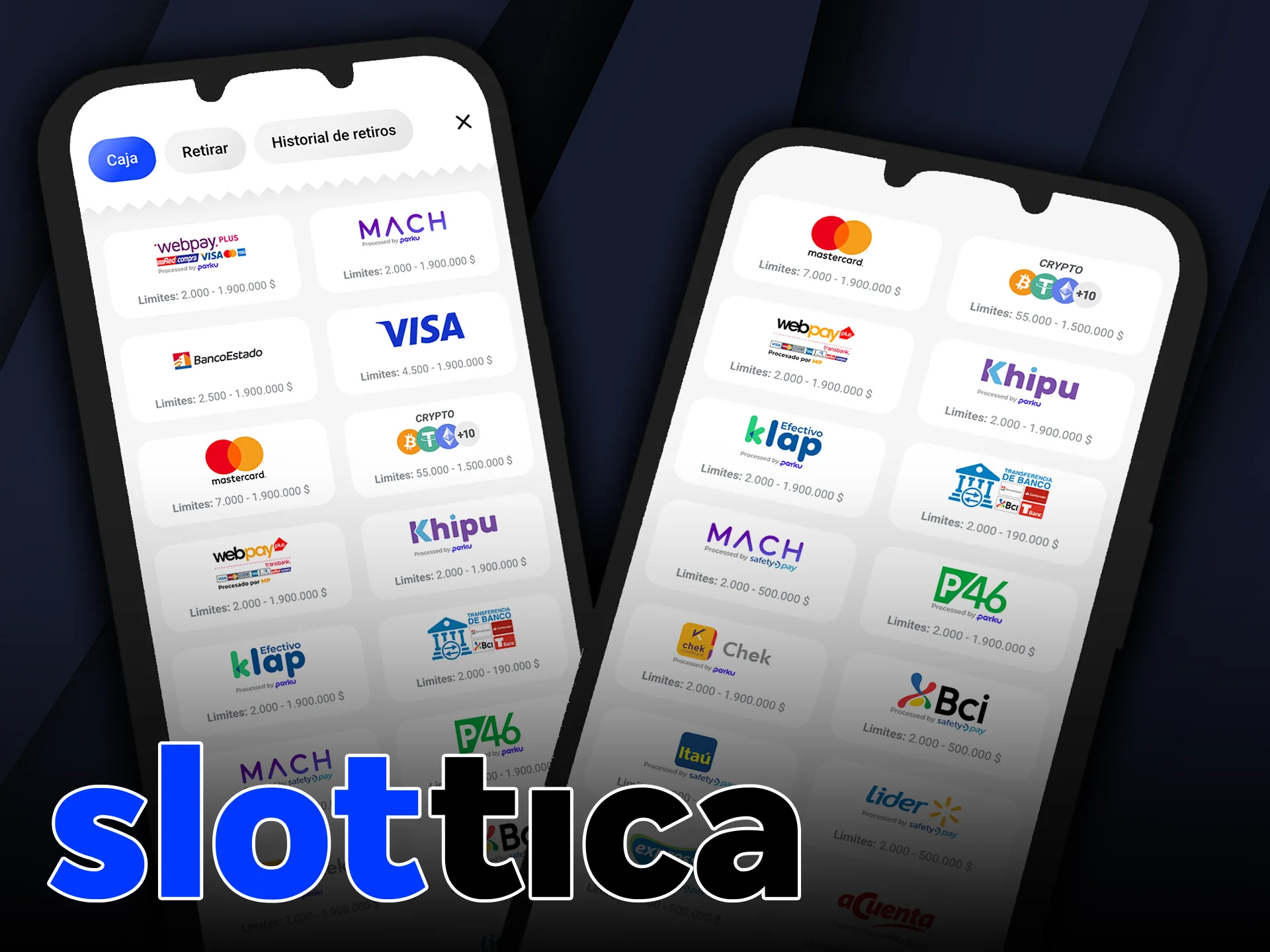 Recarga tu cuenta en Slottica fácilmente desde el teléfono móvil.